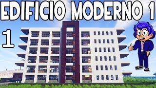 EDIFICIO MODERNO 1 EN MINECRAFT  Parte 1 PRESENTACIÓN [upl. by Blayze329]