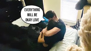 NIGHTMARE PRANK ON BOYFRIEND EMOTIONAL REACTION [upl. by Eseilana739]