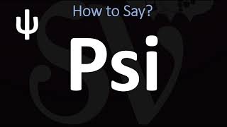 How to Pronounce Psi CORRECTLY  ψ Greek Alphabet Pronunciation [upl. by Ybrek213]