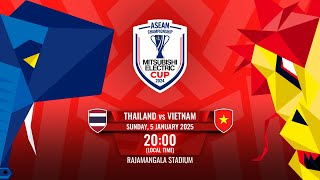 LIVE  Thailand vs Vietnam  MitsubishiElectricCup 2024 Final [upl. by Ronacin]