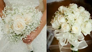 How to Arrange A Bridal Bouquet  DIY wedding bouquet  fresh flower bouquet for wedding [upl. by Steven102]