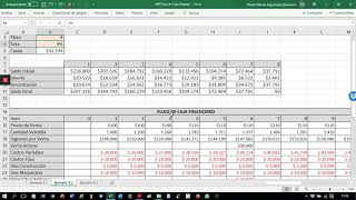 Flujo Caja Financiero con Préstamo Bancario Sapag Proyectos de Inversion 2ed [upl. by Melisenda562]