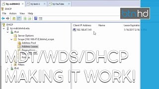 Configure DHCP Server and WDS PXE Booting for MDT Build 8443 [upl. by Igiul]