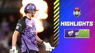 Hobart Hurricanes v Sydney Thunder Match Highlights  BBL14 [upl. by Pearl]