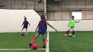 Youth Soccer U10 Footwork Drills [upl. by Aicyla212]