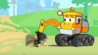 Bagger Kinderfilm  Super Spielplatz  Cartoon für Kinder  Vroom Vroom [upl. by Caines179]