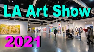 LA ART SHOW 2021 Walk Around POV 4K [upl. by Jorgensen462]