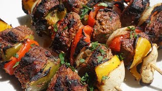 How to make beef kabobs Easy Beef Kabobs Recipe [upl. by Airdnoed153]