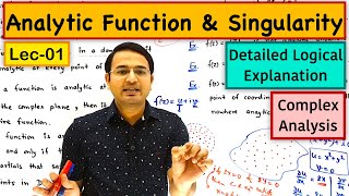 Analytic Function amp Singularity Lec01 [upl. by Nirehtac]