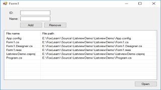 C Tutorial  ListView Control  FoxLearn [upl. by Springer]