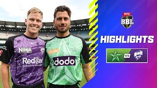 Melbourne Stars v Hobart Hurricanes Match Highlights  BBL14 [upl. by Esorylime376]