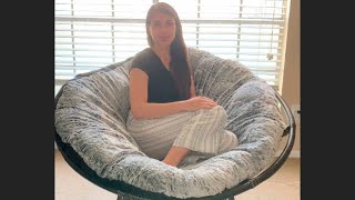 How to make a papasan cushion [upl. by Assenad]