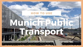 All About Munich Public Transportation System MVV [upl. by Qooraf]