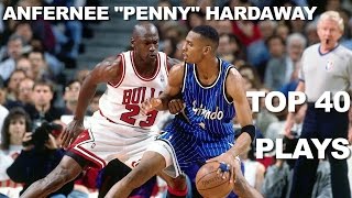 Penny Hardaway Top 40 BEST Plays On The Magic [upl. by Akirahc]