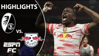 German Cup FINAL Freiburg vs RB Leipzig  Full Highlights  ESPN FC [upl. by Ytirahs693]