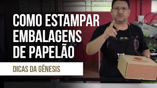 74  Como estampar embalagens de papelão [upl. by Gonroff]