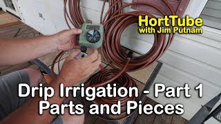 How to Install Drip Irrigation  Part 1 The Basic Pieces and Parts [upl. by Elatia802]