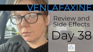 Venlafaxine Review and Side Effects Day 38 [upl. by Enwahs]