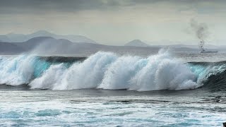 Ocean Waves Crashing  Relaxing Sounds  Calming Relaxation Music For Sleeping  1 Hour [upl. by Emogene]