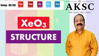 5 Structure of XeO3  Xenon Trioxide  AKSC  NEET JEE [upl. by Ellingston677]