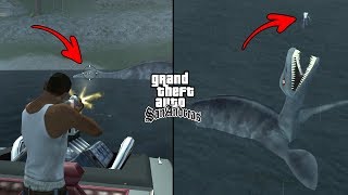 GTA San Andreas  Loch Ness Monster Secret Location [upl. by Hurwitz]