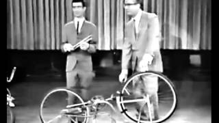 Frank Zappa teaches Steve Allen to play The Bicycle 1963 [upl. by Aihsenet]