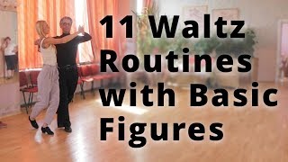 11 Waltz Routines you should try  Basic Figures [upl. by Llacam176]