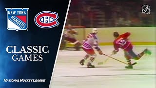 NHL Classic Games 1979 Rangers vs Canadiens  Cup Final Gm 5 [upl. by Eissim]