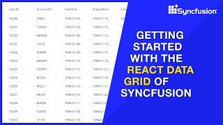 Getting Started with the React DataGrid Component [upl. by Consuela]