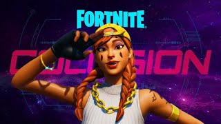 GONGZHUGIRL ATTENDS COLLISION EVENT Fortnite [upl. by Nibur]