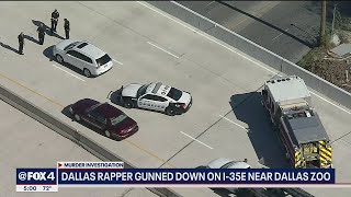 Rapper Mo3 shot dead on Dallas highway [upl. by Ardnahs]