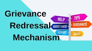 Grievance Redressal Mechanism [upl. by Airotciv]