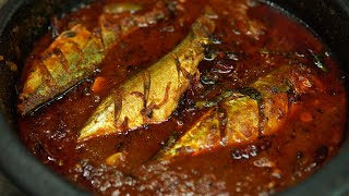 Kerala Style Fish Curry Recipe  Ayala Curry  Ayala Mulakittathu [upl. by Etnaled]