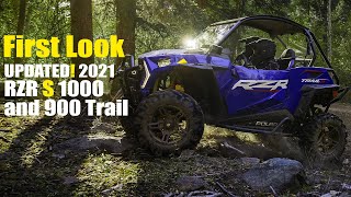 Updated 2021 Polaris RZR S 1000  RZR S 900 and RZR 900 Trail First Look Review [upl. by Atiluap]