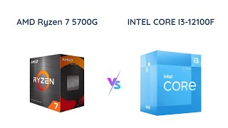 AMD Ryzen 7 5700G vs Intel Core i312100F Which CPU is Better [upl. by Zina]