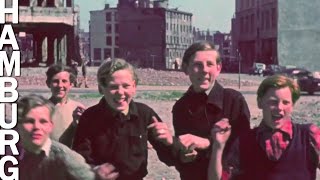 Hamburg 1948  Einzigartige Filmaufnahmen in Farbe und HD [upl. by Ethyl899]