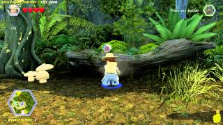 Lego Jurassic World Ankylosaurus Territory FREE ROAM All Collectibles  HTG [upl. by Trilley]