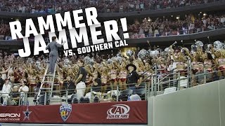 Watch Alabama fans take over ATampT Stadium with Rammer Jammer [upl. by Nnylrac]