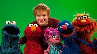 Ed Sheeran amp Macklemore on Sesame Street BehindtheScenes with Billboard [upl. by Noxaj]