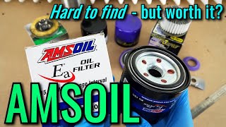 AMSOIL Oil Filter Cut Open  vs Mobil1Royal Purple [upl. by Airpal]