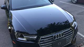 How to refill Windshield fluid Audi a4 2018 [upl. by Enneire]