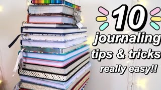 10 journaling tips and tricks for beginners  really easy [upl. by Hadleigh]