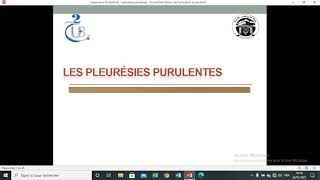 cours 21 pneumologie  les pleurisies purulentes [upl. by Attekram688]