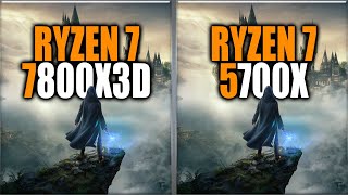 Ryzen 7 7800X3D vs 5700X Benchmarks  Tested in 15 Games and Applications [upl. by Nayd]