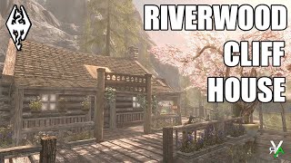 Xbox Skyrim SE RIVERWOOD CLIFF HOUSE Mod Showcase [upl. by Nemhauser]