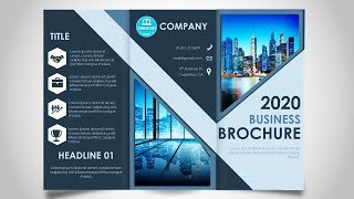 How to make a Brochure in PowerPoint  Print Ready design [upl. by Mano6]