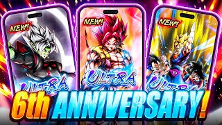 6th Year Anniversary Characters Dragon Ball Legends [upl. by Gilberto]