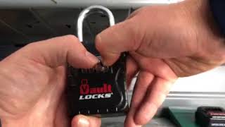 How to lost combination master lock vault lock box key bait hack Part 2 [upl. by Manno]