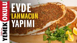 Evde Lahmacun Nasıl Yapılır  Çıtır Çıtır Kolay Lahmacun Tarifi [upl. by Bland]