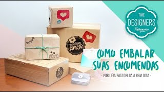 Como Embalar Personalizados para enviar pelos Correios [upl. by Rennerb535]